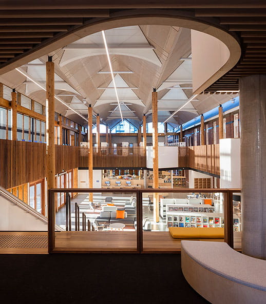 Marrickville library internal view